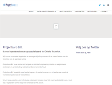 Tablet Screenshot of projectburobv.nl